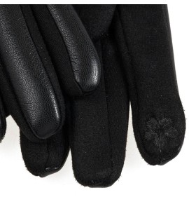 G7744B Woman's Gloves Verde Black