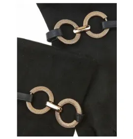 G7745B Woman's Gloves Verde Black