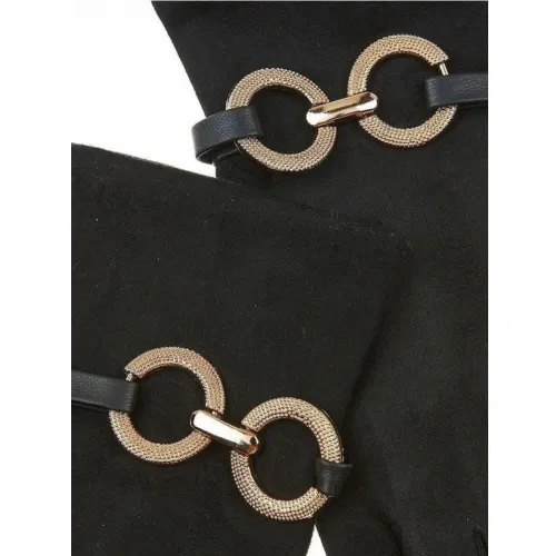 G7745B Γυναικεία Γάντια Verde Μαύρο