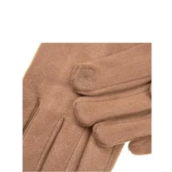 G7745BE Woman's Gloves Verde Beige