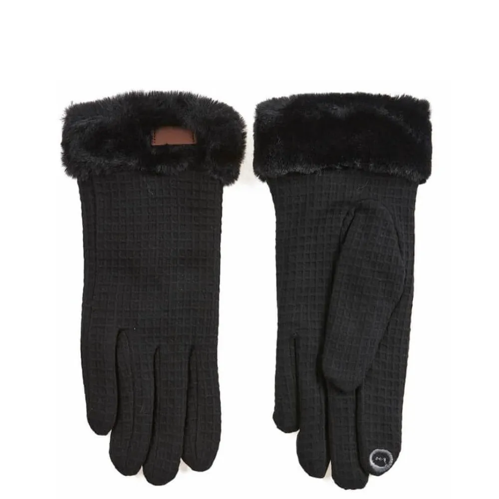 G7759B Woman's Gloves Verde Black G7759B Woman's Gloves Verde Black