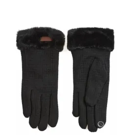 G7759B Γυναικεία Γάντια Verde Μαύρο