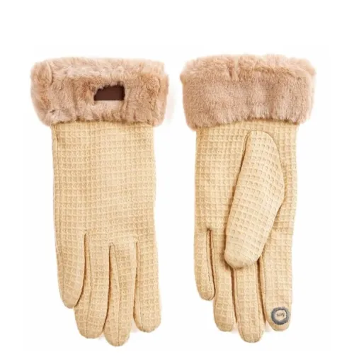 G7759BE Γυναικεία Γάντια Verde Μπεζ G7759BE Γυναικεία Γάντια Verde Μπεζ