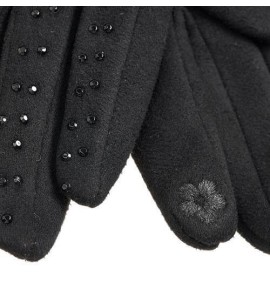 G7767B Woman's Gloves Verde Black G7767B Woman's Gloves Verde Black