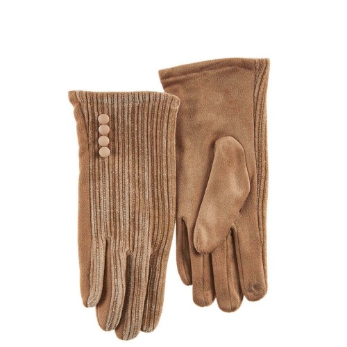 G7905BE Woman's Gloves Verde Beige