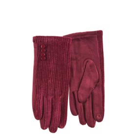 G7905BO Woman's Gloves Verde Bordeaux