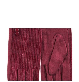 G7905BO Woman's Gloves Verde Bordeaux