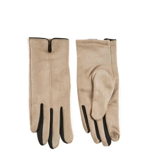 G7913BE Γυναικεία Γάντια VERDE Μπεζ