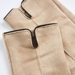 G7913BE Γυναικεία Γάντια VERDE Μπεζ