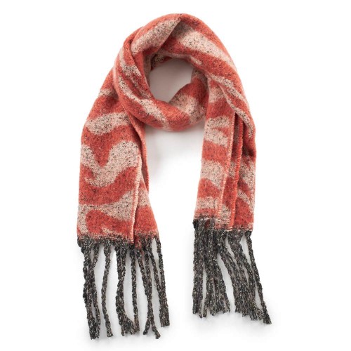 G7734R Woman's Scarf Verde Rust G7734R Woman's Scarf Verde Rust