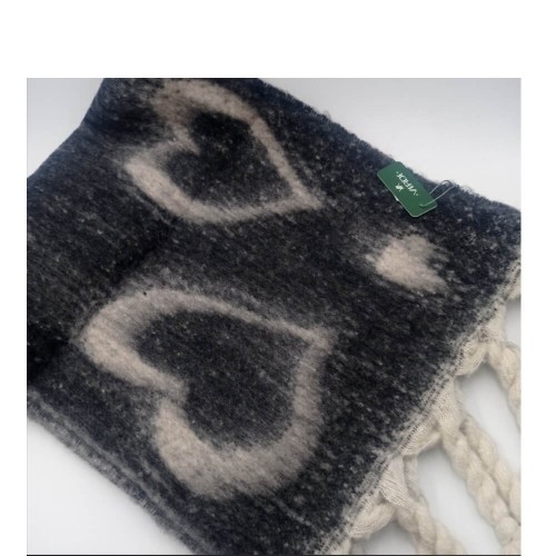 G7750B Woman's Scarf Verde Black G7750B Woman's Scarf Verde Black
