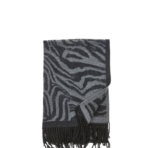 G7755B Γυναικείο Κασκόλ Verde Μαύρο