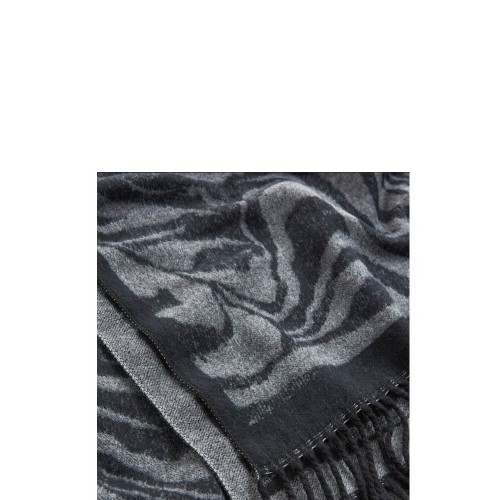 G7755B Γυναικείο Κασκόλ Verde Μαύρο