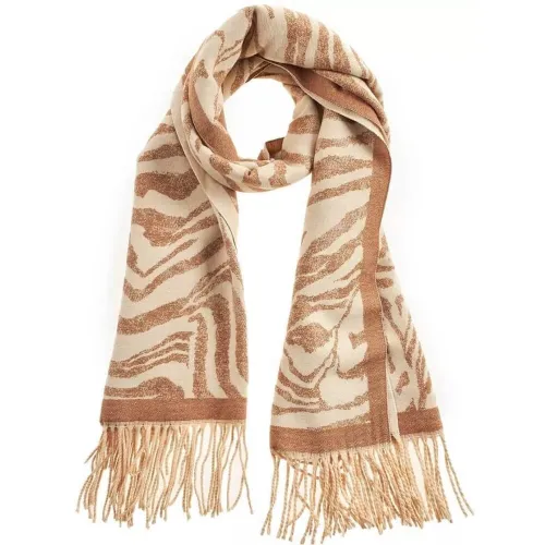 G7755BE Γυναικείο Κασκόλ Verde Μπεζ G7755BE Γυναικείο Κασκόλ Verde Μπεζ