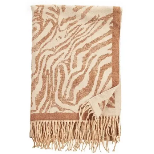 G7755BE Γυναικείο Κασκόλ Verde Μπεζ G7755BE Γυναικείο Κασκόλ Verde Μπεζ