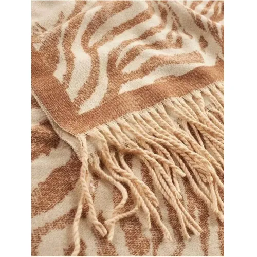 G7755BE Γυναικείο Κασκόλ Verde Μπεζ G7755BE Γυναικείο Κασκόλ Verde Μπεζ