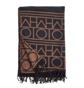 G7756B Woman's Pashmina Verde Black G7756B Woman's Pashmina Verde Black