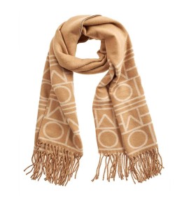 G7756BE Woman's Pashmina Verde Beige G7756BE Woman's Pashmina Verde Beige