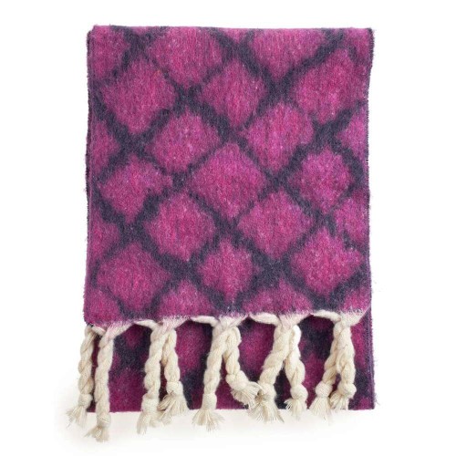 G7907M Γυναικείο Κασκόλ VERDE Ματζέντα