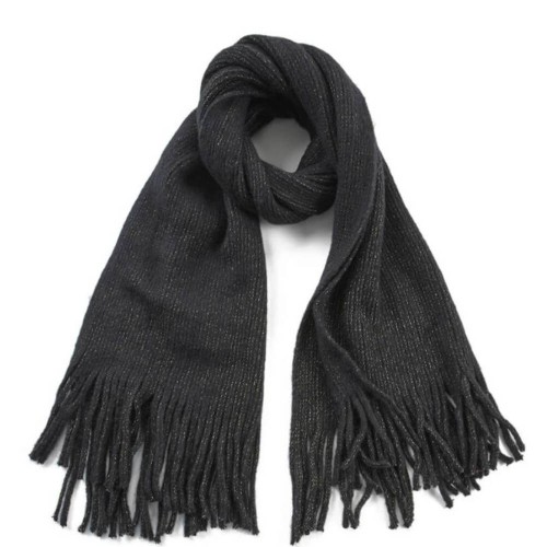 G7908B Γυναικείο Κασκόλ VERDE Μαύρο