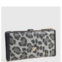 G7804LB Γυναικείο Πορτοφόλι Verde Animal Print