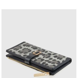 G7804LB Γυναικείο Πορτοφόλι Verde Animal Print