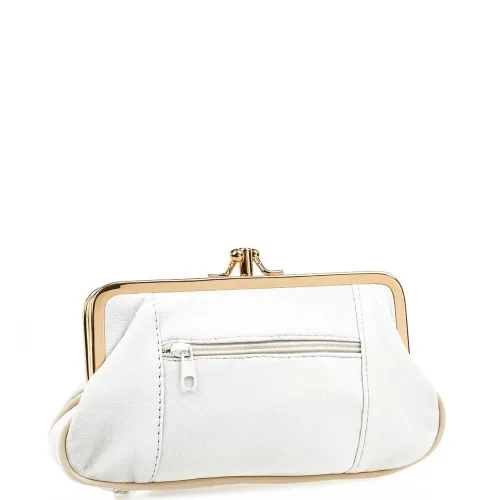 G7863E Woman's Wallet VERDE Ecru