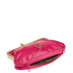 G7863F Woman's Wallet Verde Fuchsia