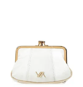 G7864E Γυναικείο Πορτοφόλι VERDE Εκρού