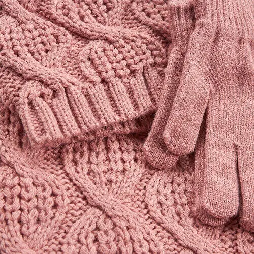 G7753P Γυναικείο Σετ Σκούφος-Κασκόλ-Γάντια Verde Ροζ G7753P Γυναικείο Σετ Σκούφος-Κασκόλ-Γάντια Verde Ροζ