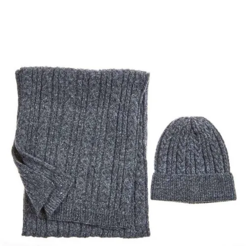 G7766GR Γυναικείο Σετ Σκούφος-Κασκόλ Verde Γκρι G7766GR Γυναικείο Σετ Σκούφος-Κασκόλ Verde Γκρι