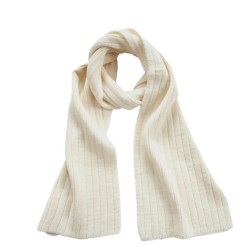 G7925E Γυναικείο Σετ Σκούφος-Κασκόλ VERDE Εκρού