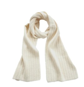 G7925E Γυναικείο Σετ Σκούφος-Κασκόλ VERDE Εκρού