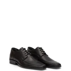 A001B Men's Leather Dress Shoes COCKERS Black