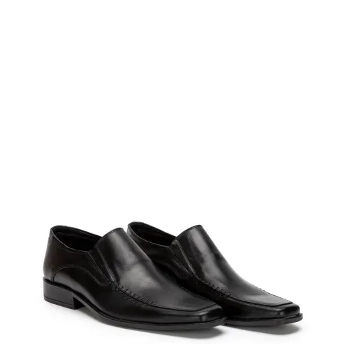 A002B Men's Leather Dress Shoes COCKERS Black