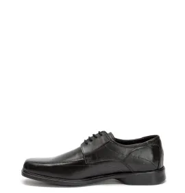 A003B  Ανδρικό Δερμάτινο Σκαρπίνι Kορδόνι COCKERS Μαύρο 