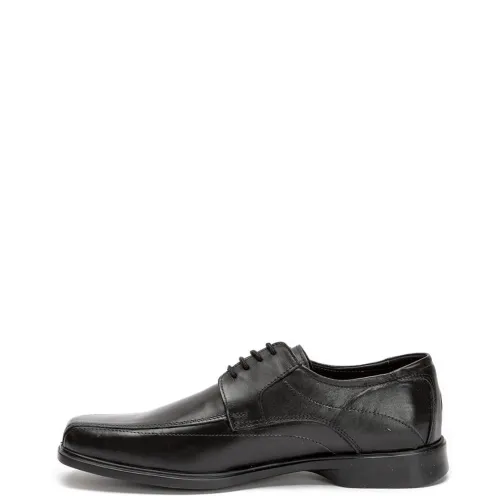 A003B Men's Leather Oxford Shoes COCKERS Black