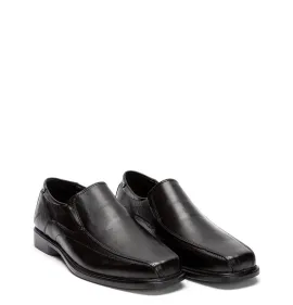 A004B Ανδρικό Δερμάτινο Σκαρπίνι Παντοφλέ COCKERS Μαύρο