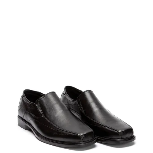 A004B Men's Leather Oxford Shoes COCKERS Black