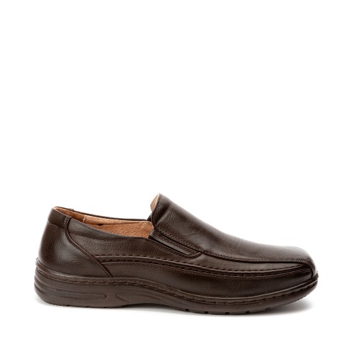 A020BR Men's Comfort Shoes X-FEET Brown
