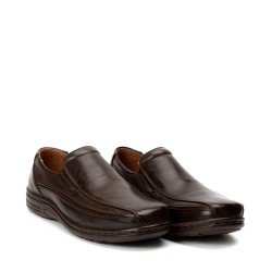 A020BR Men's Comfort Shoes X-FEET Brown