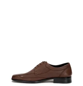 A090BR Men's Leather Dress Shoes TSALIS Brown