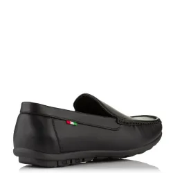 A273-1B Men's Moccasins COCKERS Black