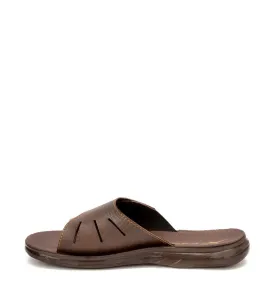 A369BR Ανδρική Παντόφλα X-FEET Καφέ