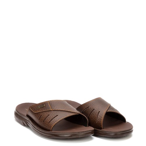 A369BR Ανδρική Παντόφλα X-FEET Καφέ