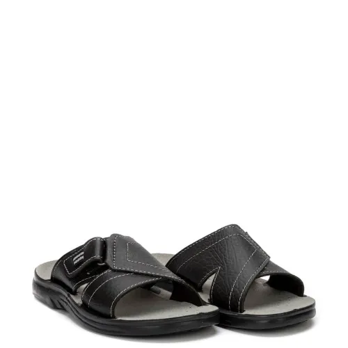 A375B Men's Anatomical Slippers X-FEET Black