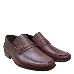 A450BR Men's Leather Shoes Brown