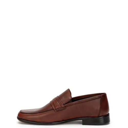 A450BR  Men's Leather Shoes Brown