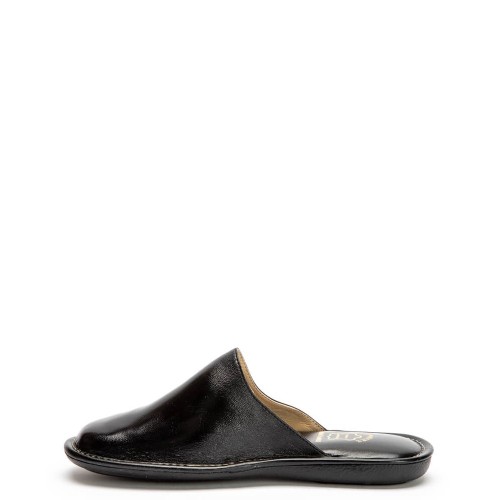 A6230B Men's Leather Anatomical Slippers FAME Black A6230B Men's Leather Anatomical Slippers FAME Black