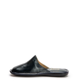 A6230BL Men's Leather Anatomical Slippers FAME Blue A6230BL Men's Leather Anatomical Slippers FAME Blue